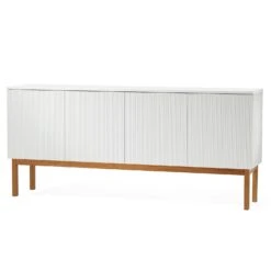 Beam Schrank, Weiss/Geölte Eiche