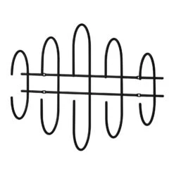 AYTM Moveo Garderobe Mit 5 Haken, Schwarz