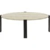 AYTM Tribus Kaffeetisch Oval, Schwarz / Travertinfarben 2 AYTM Tribus Kaffeetisch Oval, Schwarz / Travertinfarben -Möbelgeschäft aytm tribus 4