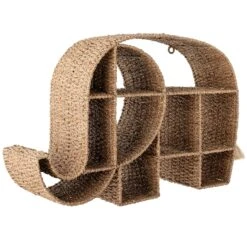 Bloomingville Elmar Bücherregal 90x61 Cm, Bankuan-Gras / Rattan 11 Bloomingville Elmar Bücherregal 90x61 Cm, Bankuan-Gras / Rattan -Möbelgeschäft bloomingville elmar bookcase nature bankuan grass 4