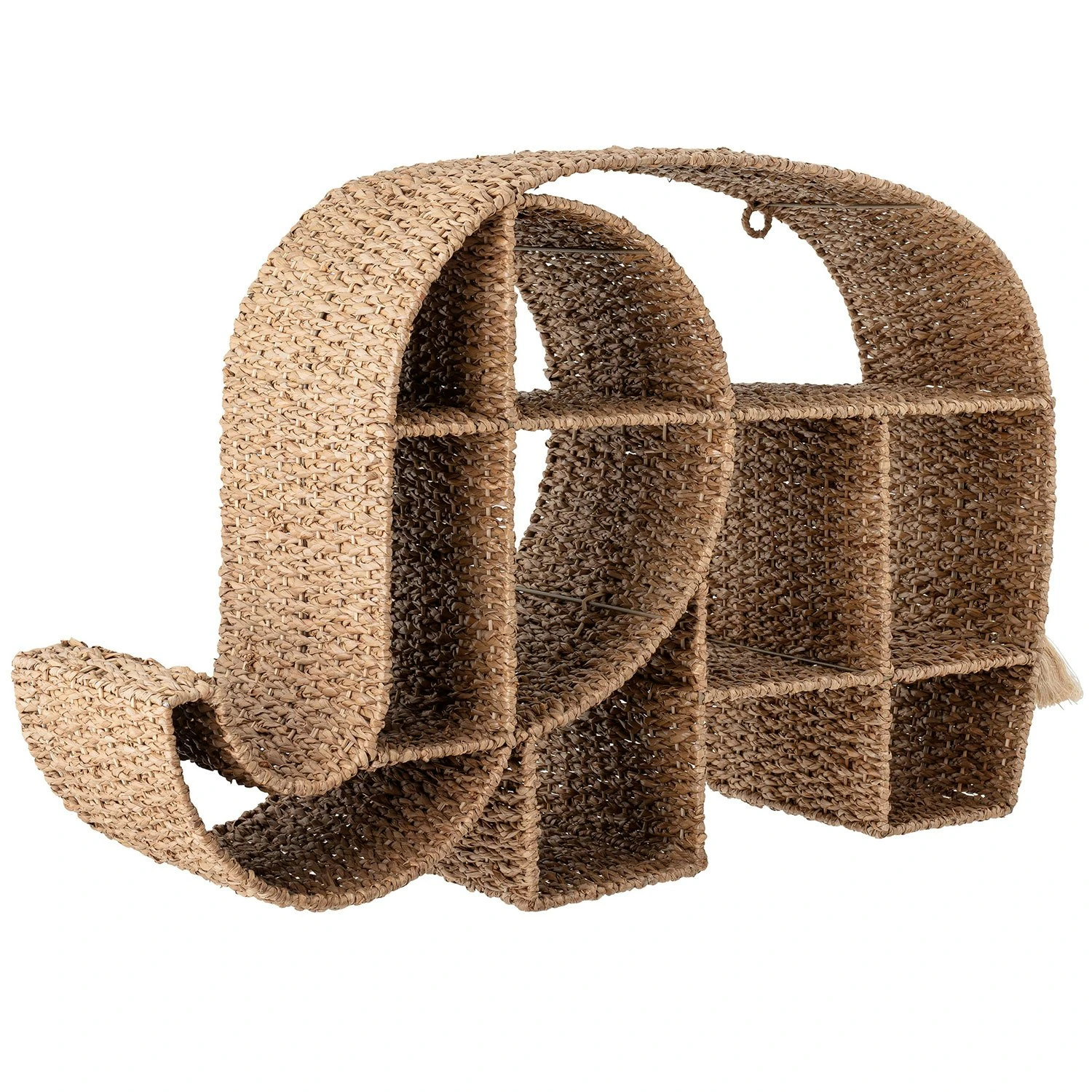 Bloomingville Elmar Bücherregal 90x61 Cm, Bankuan-Gras / Rattan 7 Bloomingville Elmar Bücherregal 90x61 Cm, Bankuan-Gras / Rattan – Bild 5