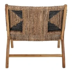 Bloomingville Grant Loungesessel Teakholz, Schwarz / Natur 12 Bloomingville Grant Loungesessel Teakholz, Schwarz / Natur -Möbelgeschäft bloomingville grant lounge chair black teak 3