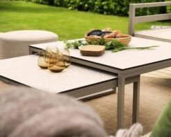 Brafab Talance Kaffeetisch Khaki/Terrazzo, 59x71x40 Cm -Möbelgeschäft brafab talance coffee table 80x80cm h40 khaki terazzo 1