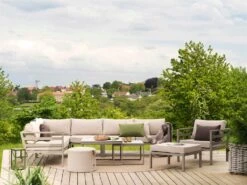 Brafab Talance Kaffeetisch Khaki/Terrazzo, 59x71x40 Cm -Möbelgeschäft brafab talance coffee table 80x80cm h40 khaki terazzo 2