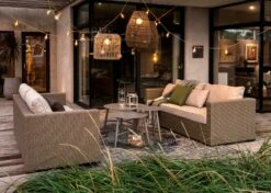 Brafab Vannes 75 H50 Cm Khaki -Möbelgeschäft brafab vannes loungetisch 50x75 cm 0