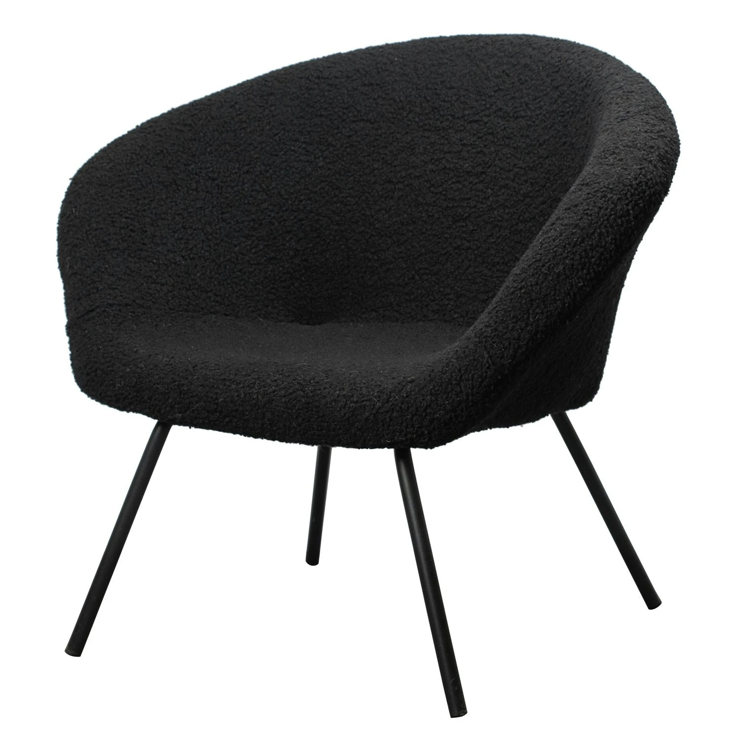 ByOn Theodore Lounge-Sessel, Schwarz 3 ByOn Theodore Lounge-Sessel, Schwarz