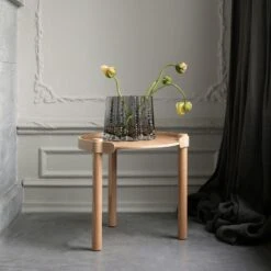 Woody Beistelltisch H45 Cm, Schwarz Gebeizte Eiche 6 Woody Beistelltisch H45 Cm, Schwarz Gebeizte Eiche -Möbelgeschäft cooee design woody table 45cm black stained oak 1