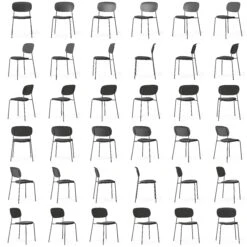 Note Stuhl, Schwarz / Schwarz Samt 13 Note Stuhl, Schwarz / Schwarz Samt -Möbelgeschäft decotique note stuhl 52