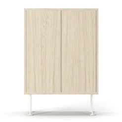 Vogue 64 Schränkchen, White Pigmented Oak / Weiß