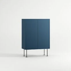 Vogue 64 Cabinet, Dark Blue / Black -Möbelgeschäft decotique vogue 64 schrankchen 152