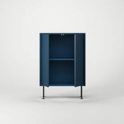 Vogue 64 Cabinet, Dark Blue / Black -Möbelgeschäft decotique vogue 64 schrankchen 154