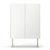 Vogue 64 Schränkchen, Weiß / Messing -Möbelgeschäft decotique vogue 64 schrankchen 29