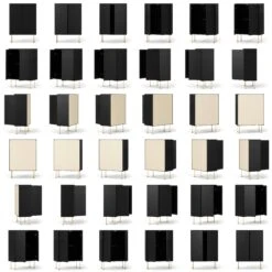 Vogue 64 Schränkchen, Anthrazit / Messing -Möbelgeschäft decotique vogue 64 schrankchen 40