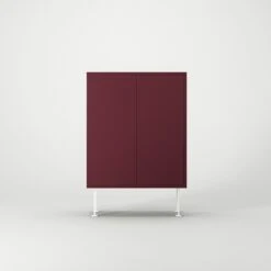 Vogue 64 Schränkchen, Weinrot / Weiß 9 Vogue 64 Schränkchen, Weinrot / Weiß -Möbelgeschäft decotique vogue 64 schrankchen 92