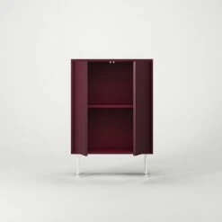 Vogue 64 Schränkchen, Weinrot / Weiß 12 Vogue 64 Schränkchen, Weinrot / Weiß -Möbelgeschäft decotique vogue 64 schrankchen 95