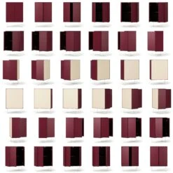 Vogue 64 Schränkchen, Weinrot / Weiß 13 Vogue 64 Schränkchen, Weinrot / Weiß -Möbelgeschäft decotique vogue 64 schrankchen 96