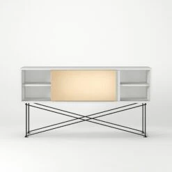 Vogue Fernsehbank 136 Messing-Schiebetüre Und Gestell, Weiß/Schwarz 13 Vogue Fernsehbank 136 Messing-Schiebetüre Und Gestell, Weiß/Schwarz -Möbelgeschäft decotique vogue fernsehbank 136 messing schiebeture und gestell 71