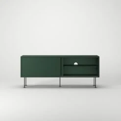 Vogue Medienbank Mit Beinen 136 Cm, Grün / Schwarz 12 Vogue Medienbank Mit Beinen 136 Cm, Grün / Schwarz -Möbelgeschäft decotique vogue lowboard 136 cm auf messing beinen 114