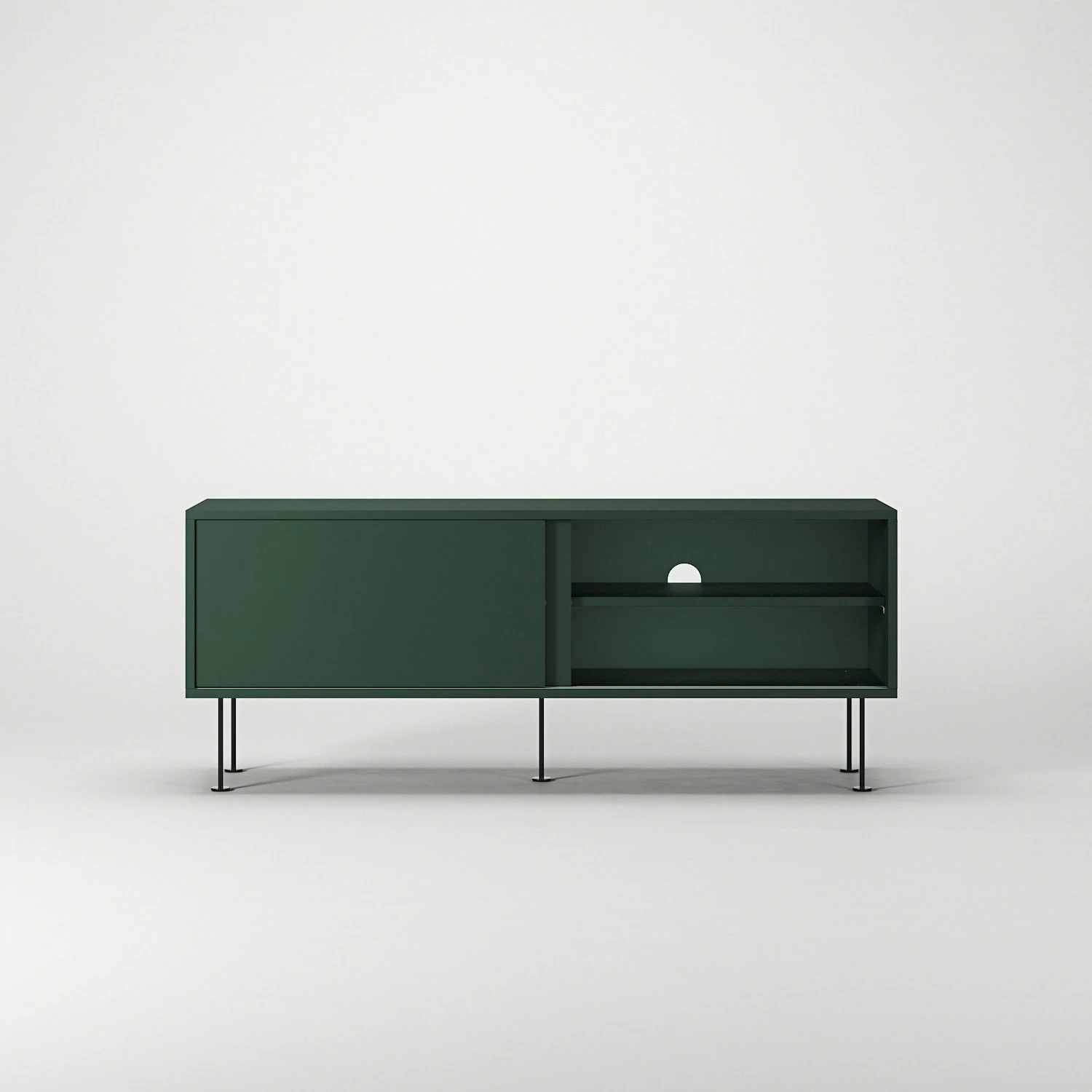 Vogue Medienbank Mit Beinen 136 Cm, Grün / Schwarz 7 Vogue Medienbank Mit Beinen 136 Cm, Grün / Schwarz – Bild 5