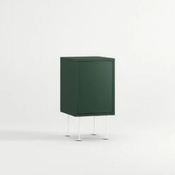 Vogue Nachttisch, Grün / Weiß -Möbelgeschäft decotique vogue nachttisch 108