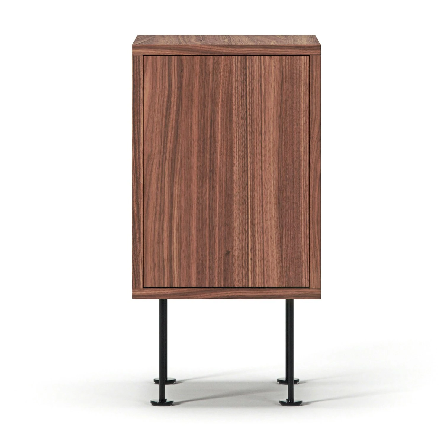 Vogue Nachttisch, Walnussfarben / Schwarz 3 Vogue Nachttisch, Walnussfarben / Schwarz