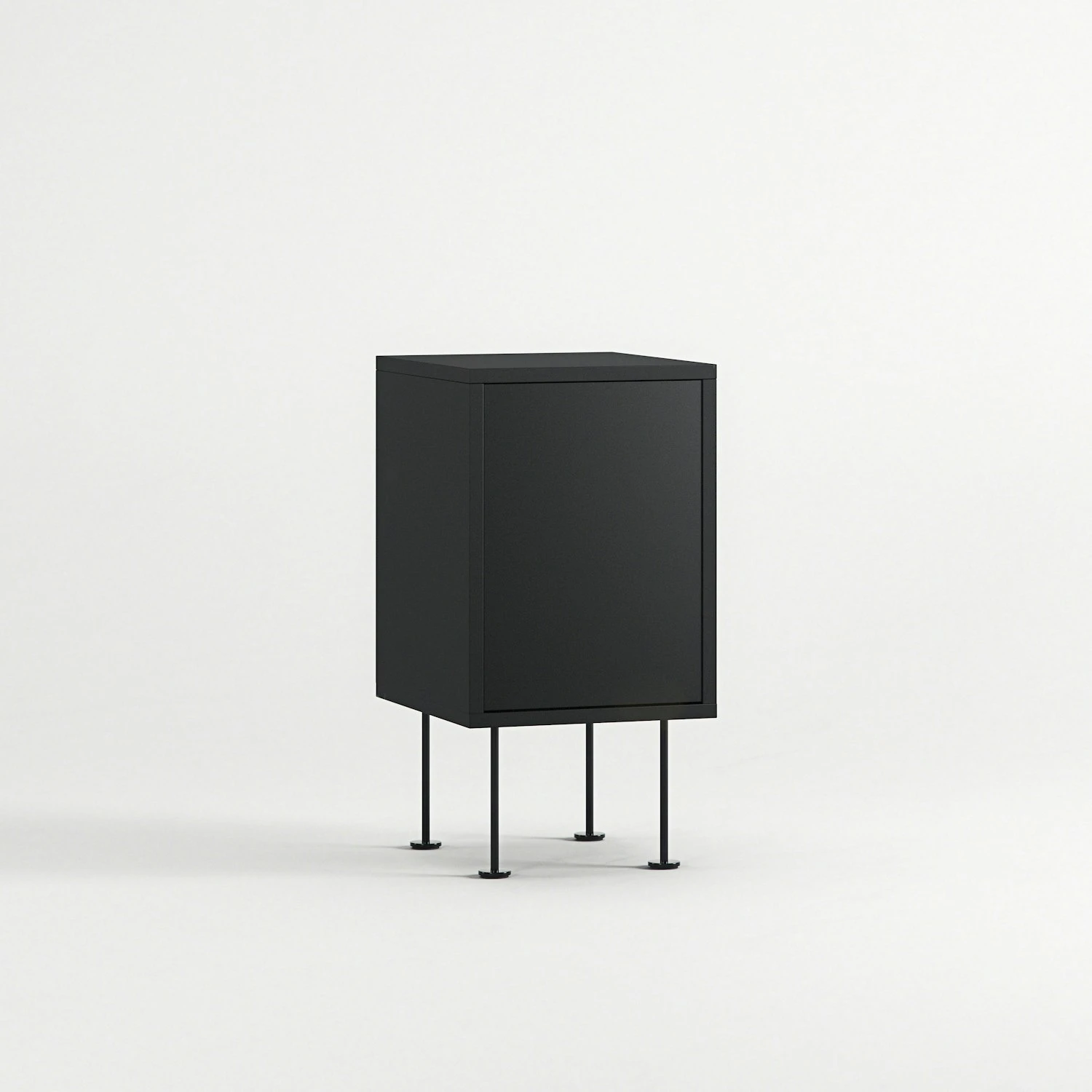 Vogue Nachttisch, Anthrazit / Schwarz 5 Vogue Nachttisch, Anthrazit / Schwarz – Bild 3