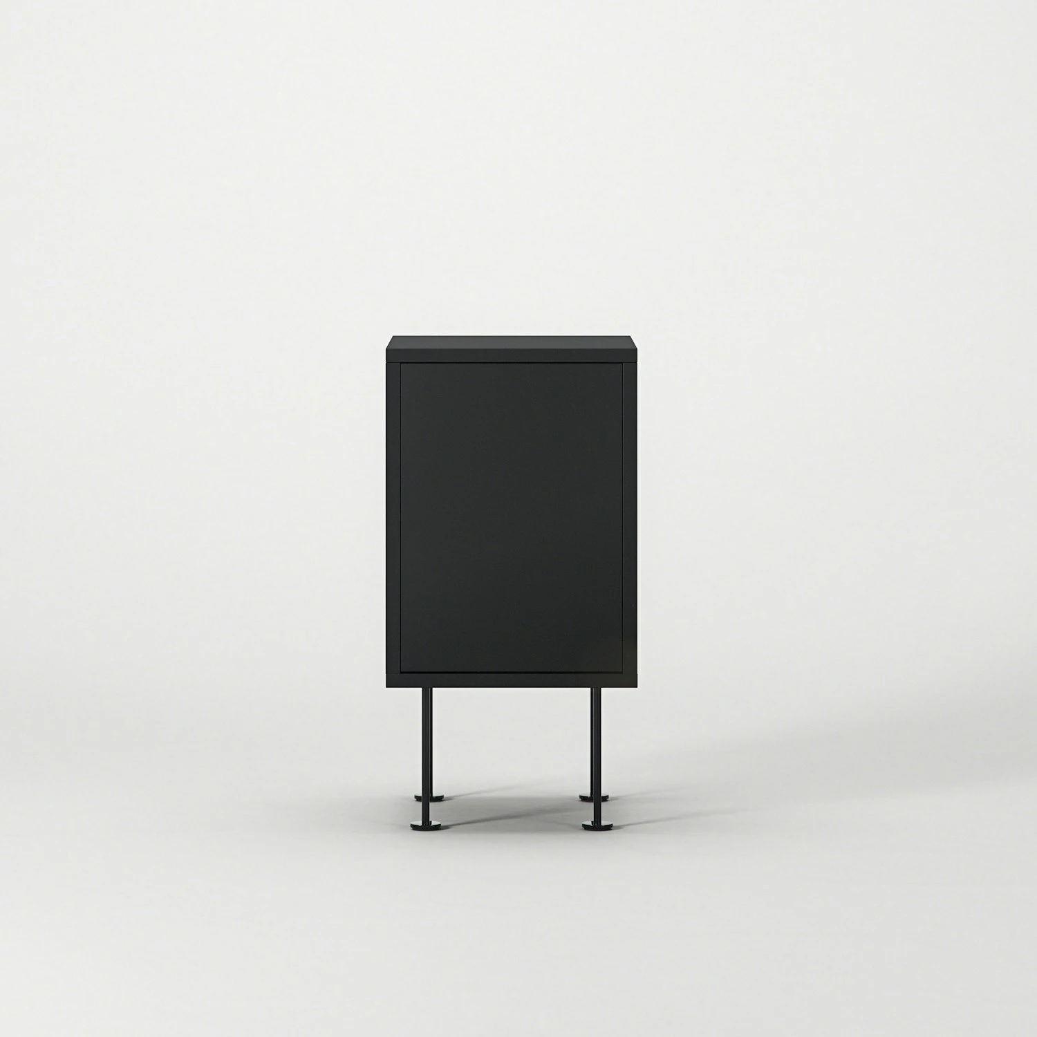 Vogue Nachttisch, Anthrazit / Schwarz 6 Vogue Nachttisch, Anthrazit / Schwarz – Bild 4