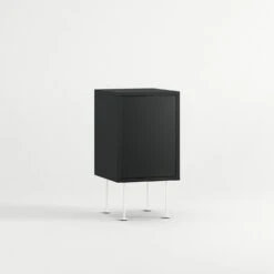 Vogue Nachttisch, Anthrazit / Weiß -Möbelgeschäft decotique vogue nachttisch 139