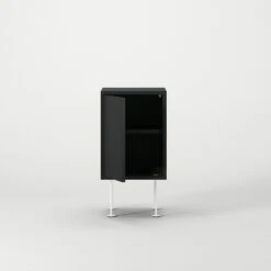 Vogue Nachttisch, Anthrazit / Weiß -Möbelgeschäft decotique vogue nachttisch 140