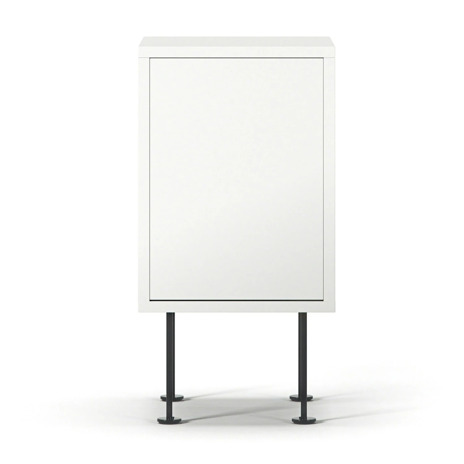 Vogue Nachttisch, Weiß / Schwarz 3 Vogue Nachttisch, Weiß / Schwarz