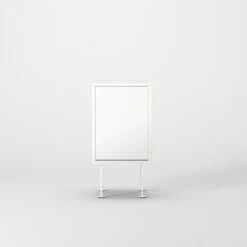 Vogue Nachttisch, Weiß / Weiß -Möbelgeschäft decotique vogue nachttisch 149