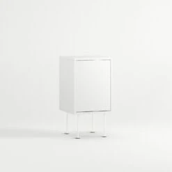 Vogue Nachttisch, Weiß / Weiß -Möbelgeschäft decotique vogue nachttisch 150