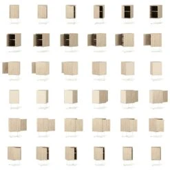 Vogue Nachttisch, White Pigmented Oak / Weiß -Möbelgeschäft decotique vogue nachttisch 170