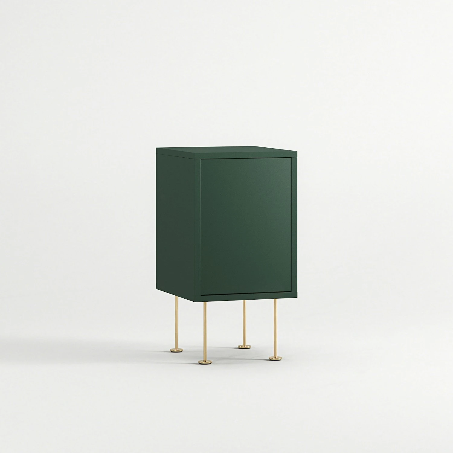 Vogue Nachttisch, Grün / Messing 5 Vogue Nachttisch, Grün / Messing – Bild 3