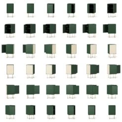 Vogue Nachttisch, Grün / Messing 13 Vogue Nachttisch, Grün / Messing -Möbelgeschäft decotique vogue nachttisch 69