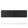 Vogue Sideboard 136 Cm, Antracit/2A/Weiß 2 Vogue Sideboard 136 Cm, Antracit/2A/Weiß -Möbelgeschäft decotique vogue sideboard 136 cm auf gestell 136