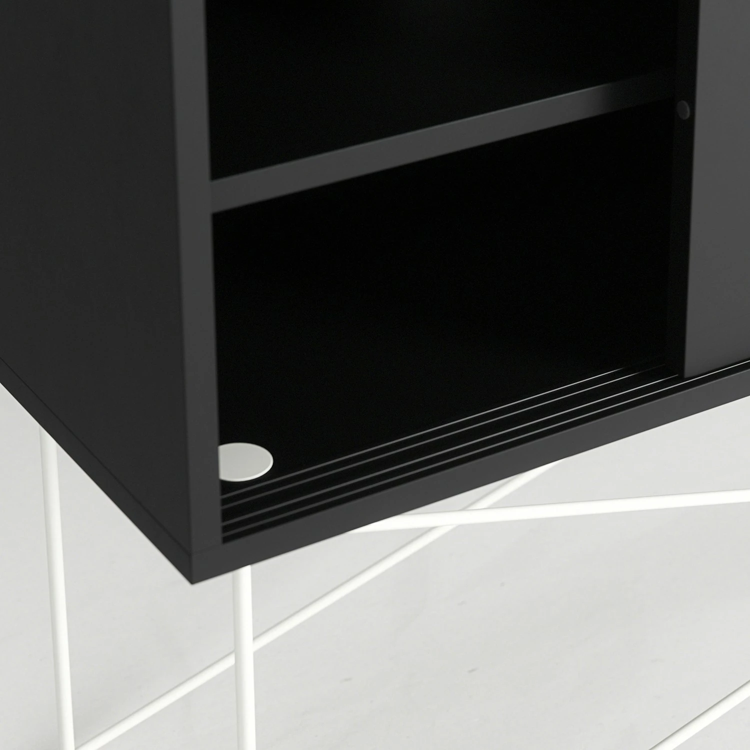 Vogue Sideboard 136 Cm, Antracit/2A/Weiß 6 Vogue Sideboard 136 Cm, Antracit/2A/Weiß – Bild 4