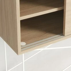 Vogue Sideboard 136 Cm, Weiß Eiche/Weiß -Möbelgeschäft decotique vogue sideboard 136 cm auf gestell 160