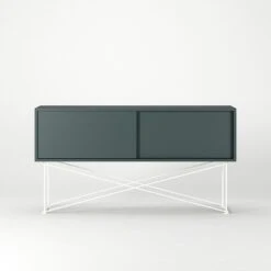 Vogue Sideboard 136 Cm, Grau/Weiß -Möbelgeschäft decotique vogue sideboard 136 cm auf gestell 172