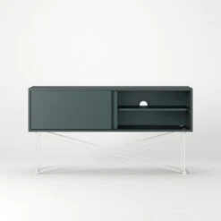 Vogue Sideboard 136 Cm, Grau/Weiß -Möbelgeschäft decotique vogue sideboard 136 cm auf gestell 175