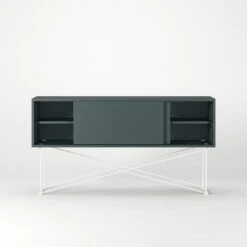 Vogue Sideboard 136 Cm, Grau/Weiß -Möbelgeschäft decotique vogue sideboard 136 cm auf gestell 176