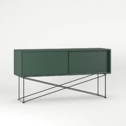 Vogue Sideboard 136 Cm, Grün/Schwarz 10 Vogue Sideboard 136 Cm, Grün/Schwarz -Möbelgeschäft decotique vogue sideboard 136 cm auf gestell 75