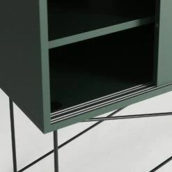 Vogue Sideboard 136 Cm, Grün/Schwarz 11 Vogue Sideboard 136 Cm, Grün/Schwarz -Möbelgeschäft decotique vogue sideboard 136 cm auf gestell 76