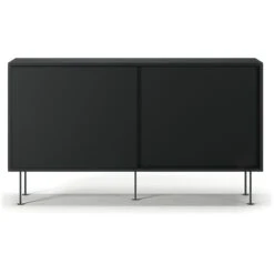 Vogue Beistelltisch Mit Beinen 136 Cm, Anthrazit / Schwarz