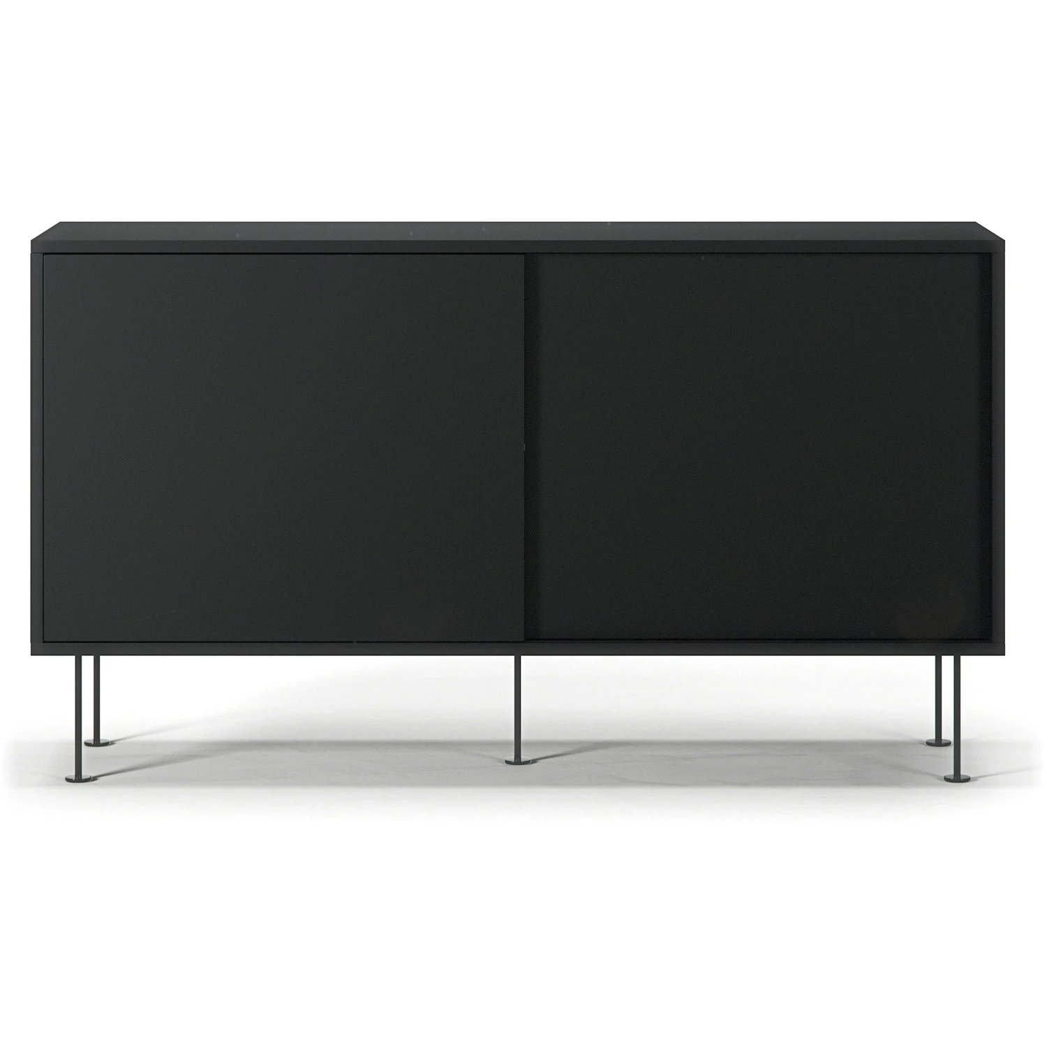 Vogue Beistelltisch Mit Beinen 136 Cm, Anthrazit / Schwarz 3 Vogue Beistelltisch Mit Beinen 136 Cm, Anthrazit / Schwarz