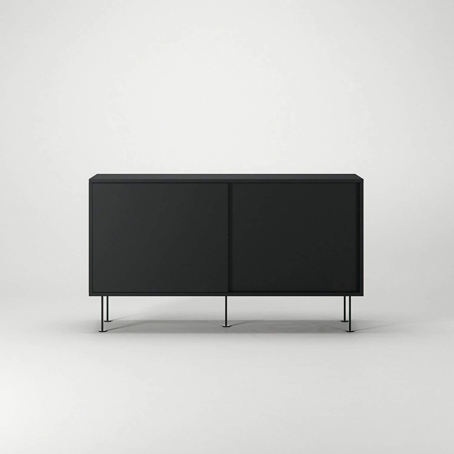 Vogue Beistelltisch Mit Beinen 136 Cm, Anthrazit / Schwarz 4 Vogue Beistelltisch Mit Beinen 136 Cm, Anthrazit / Schwarz – Bild 2