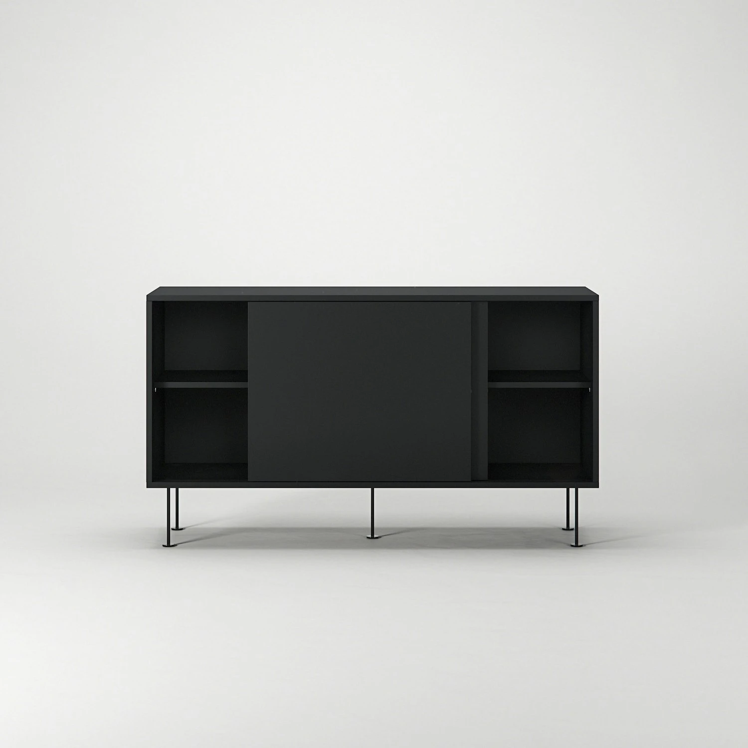 Vogue Beistelltisch Mit Beinen 136 Cm, Anthrazit / Schwarz 8 Vogue Beistelltisch Mit Beinen 136 Cm, Anthrazit / Schwarz – Bild 6