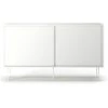 Vogue Beistelltisch Mit Beinen 136 Cm, Weiß -Möbelgeschäft decotique vogue sideboard 136 cm auf messing beinen 77