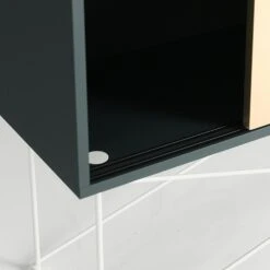 Vogue Sideboard 136 Zwei Messingtüren Und Gestell, Grau/Weiß -Möbelgeschäft decotique vogue sideboard 136 zwei messingturen und gestell 160