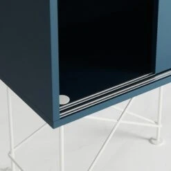 Vogue Sideboard 180 Auf Zwei Ständern, Dunkelblau/Weiß -Möbelgeschäft decotique vogue sideboard 180 auf zwei standern 93